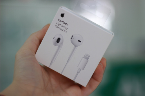 Наушники Apple EarPods с разъёмом Lightning, кабель 1.2 м, цвет белый, контроллер с микрофоном фото 5