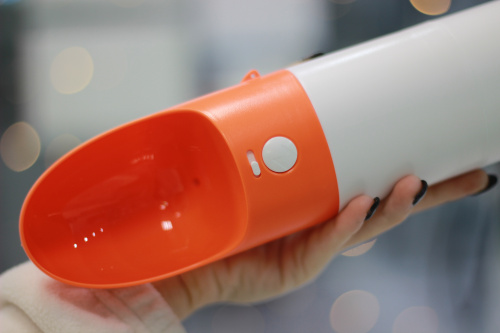 Поилка для животных Xiaomi Moestar Rocket  Portable Pet Cup 430ml Оранжевый фото 4