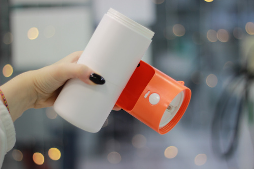 Поилка для животных Xiaomi Moestar Rocket  Portable Pet Cup 430ml Оранжевый фото 3